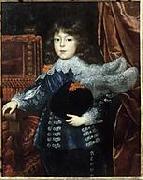 Portrait of Ferdinando de'Medici as Grand Prince of Tuscany (1610-1670) as a child (future Grand Duke of Tuscany)